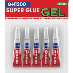 Super Glue Gel 4G – Anti-Clog Cap, 10s Fast Setting, Water-Resistant Adhesive