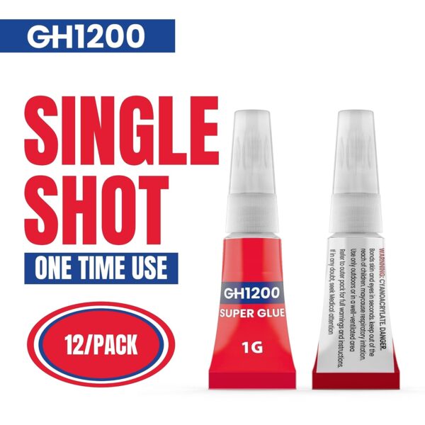 GH1200 Super Glue All Purpose 1g (12 Pack) - Image 6