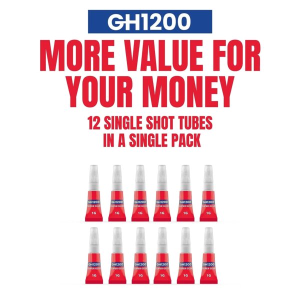 GH1200 Super Glue All Purpose 1g (12 Pack) - Image 2