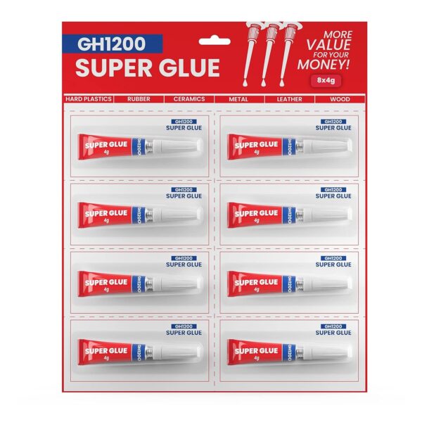 GH1200 4 Gram X 8 Strong Glue