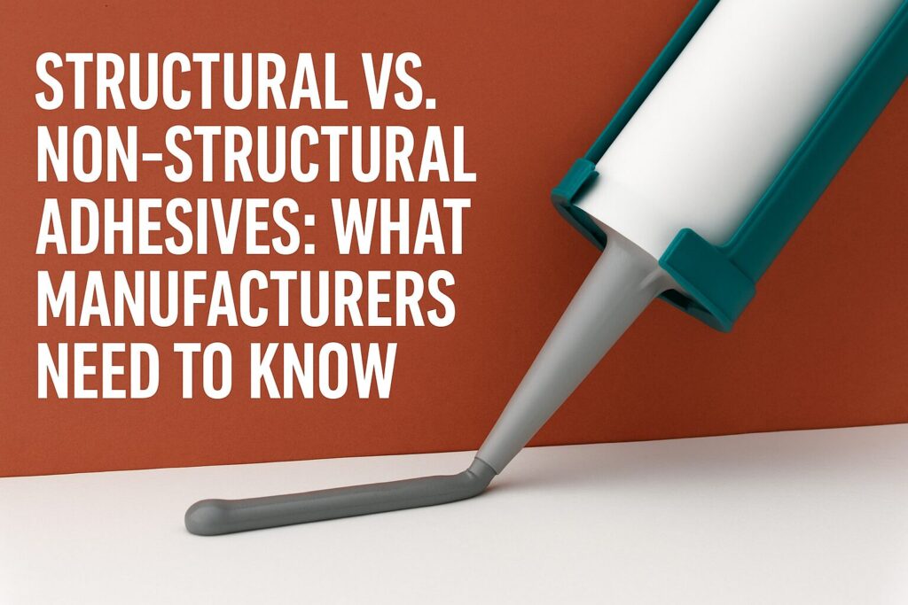 Structural vs. Non-Structural Adhesives: What Manufacturers Need to Know 1 Structural vs. Non-Structural Adhesives