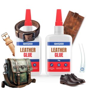 GH1200 20g leather glue repair – strong clear adhesive for leather, vinyl, and fabric