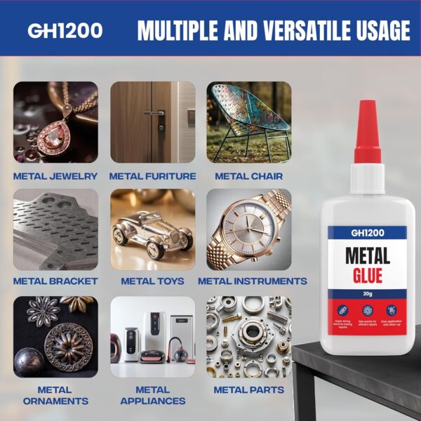GH1200 glue bonding broken stainless steel objects
