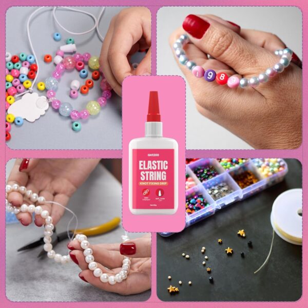 Close-up of GH1200 jewelry glue mess-free applicator for precision usage
