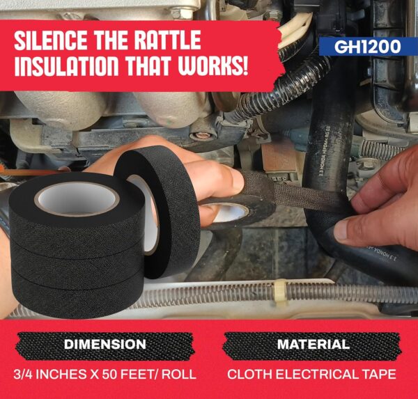 GH1200 3/4 inch wide 50ft long wire harness tape