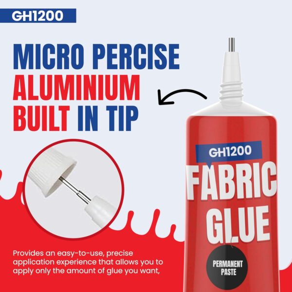 Clear glue for patching shirts and pants