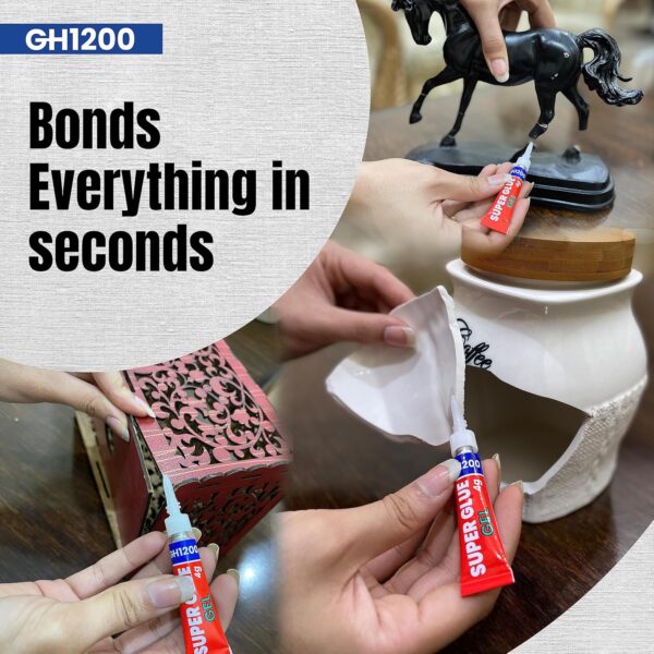 GH1200 Gel Adhesive Used on Metal Parts