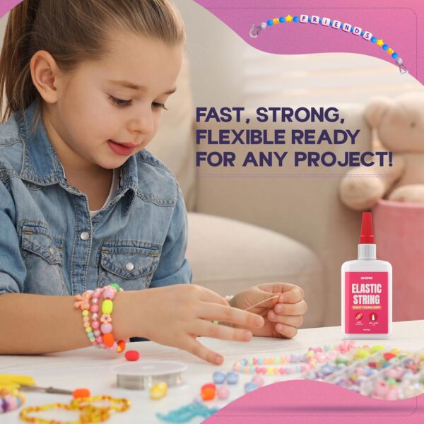 Complete package of GH1200 Jewelry String Glue with 2 bottles and 50 tips