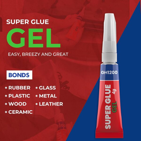 Super Glue Gel Used for Crafting and Hobby Repairs