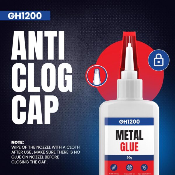 Close-up of GH1200's precision applicator on metal surface