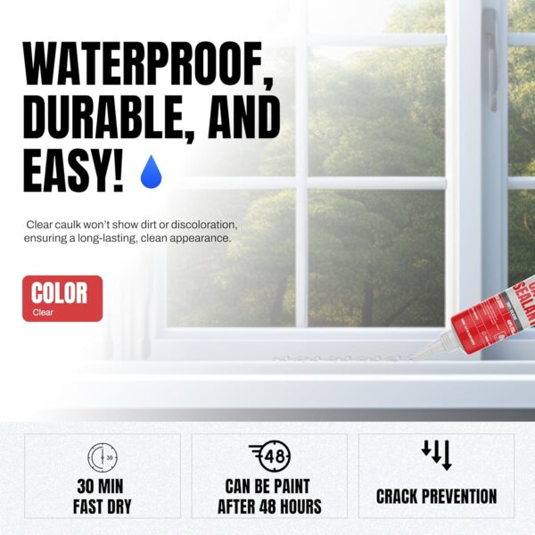 Silicone sealant for indoor and outdoor sealing