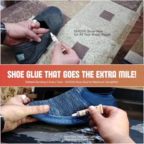 GH1200 Shoe Glue Kit (8-Pack, 10ML) – Waterproof Sole Repair - Image 8