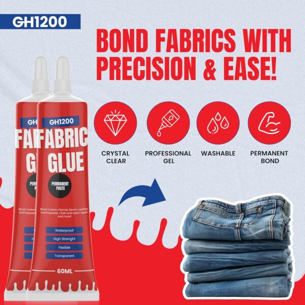 GH1200 fabric glue for DIY fabric and textile projects